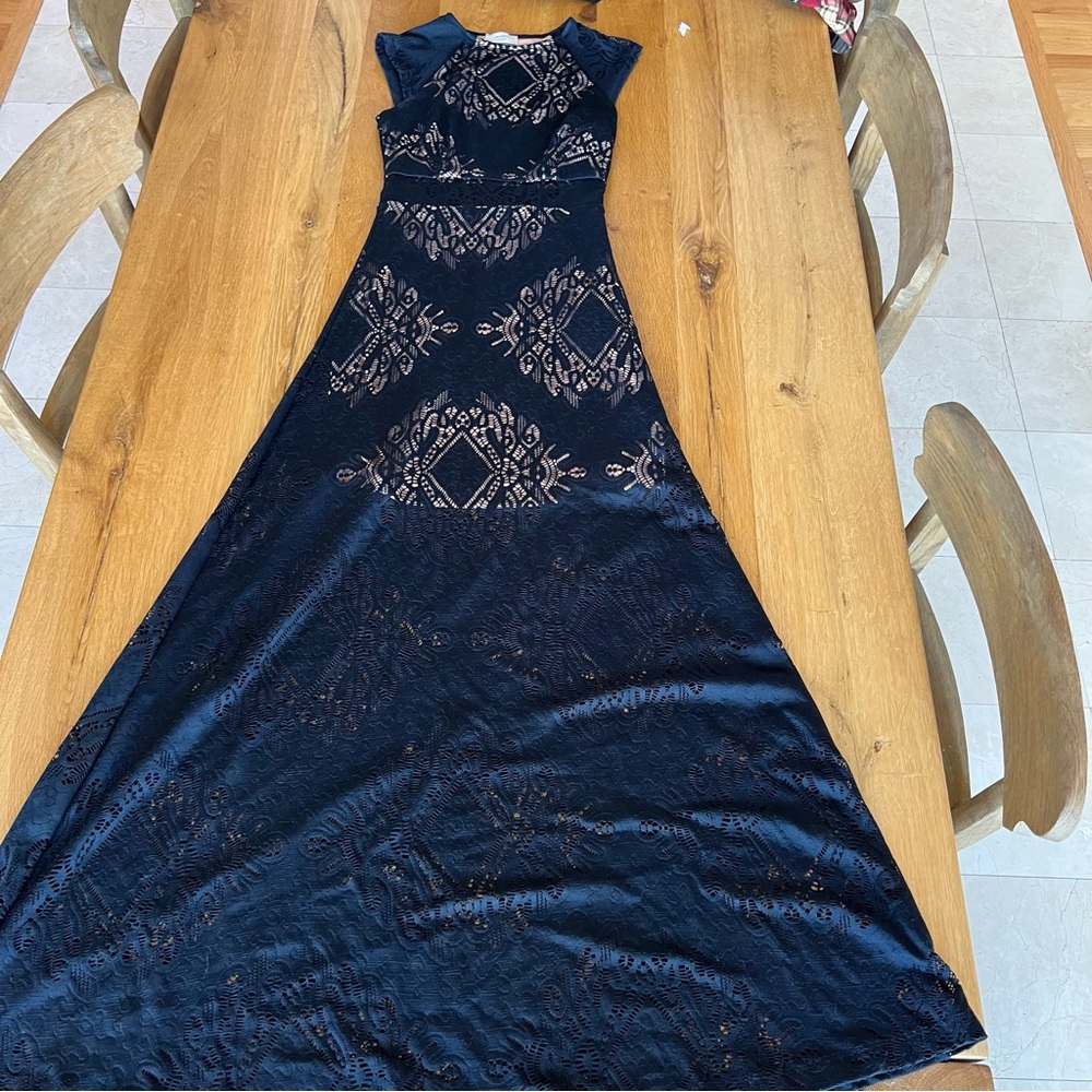 Mystic Knit Lace Dress